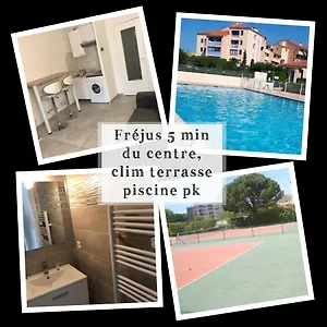  Appartement Balcon Des Arènes Studio 5e étage Piscine Clim Tennis France